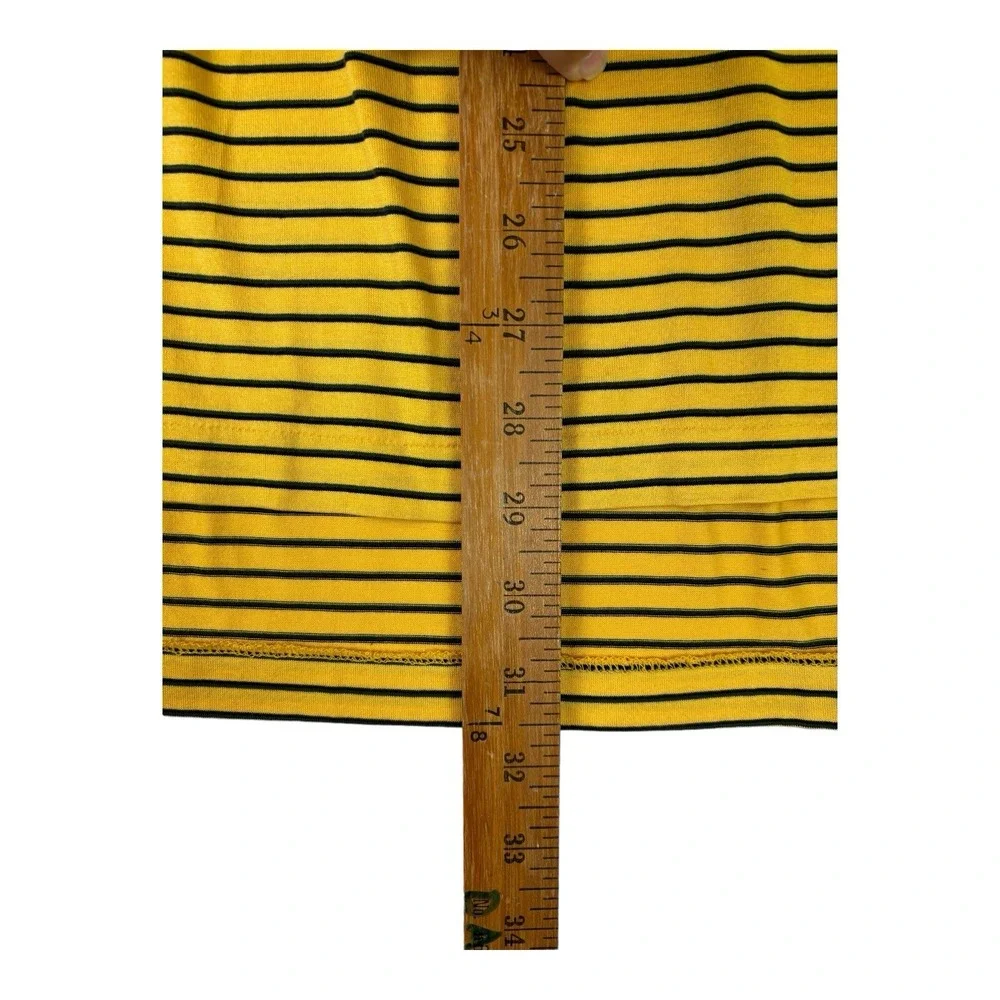 Polo Golf Ralph Lauren Shirt Mens Large Gold‎ Striped Pima Cotton Black Label